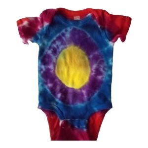 Tie dye baby onesies